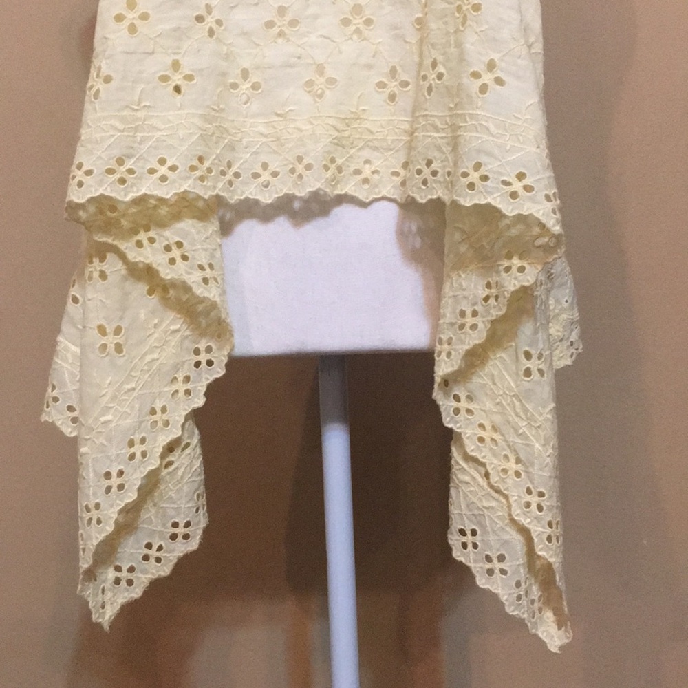 FREE PEOPLE🌼NEW ROMANTICS YELLOW TOP - Picture 5 of 8